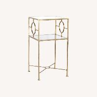 Gold Brass Side Tables
