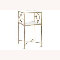 Gold Brass Side Tables