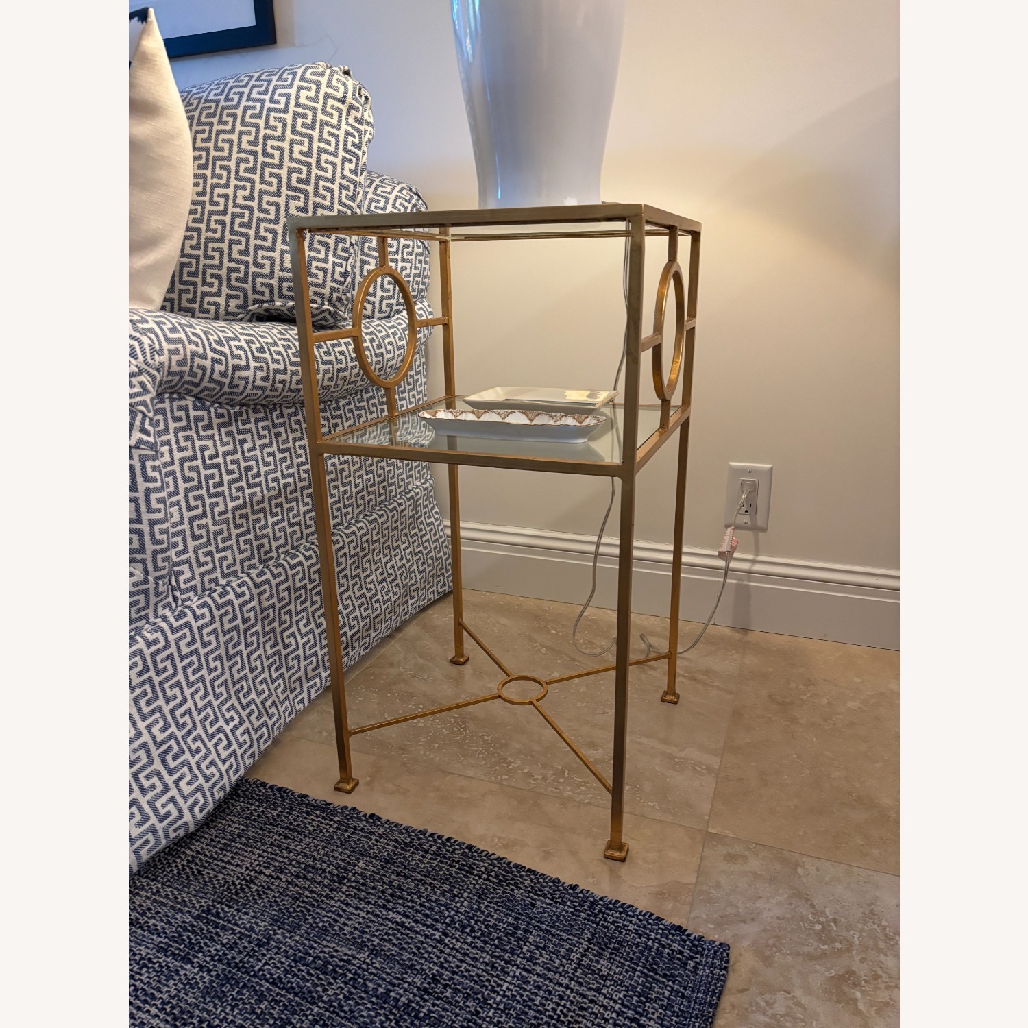 Gold Brass Side Tables - image-4