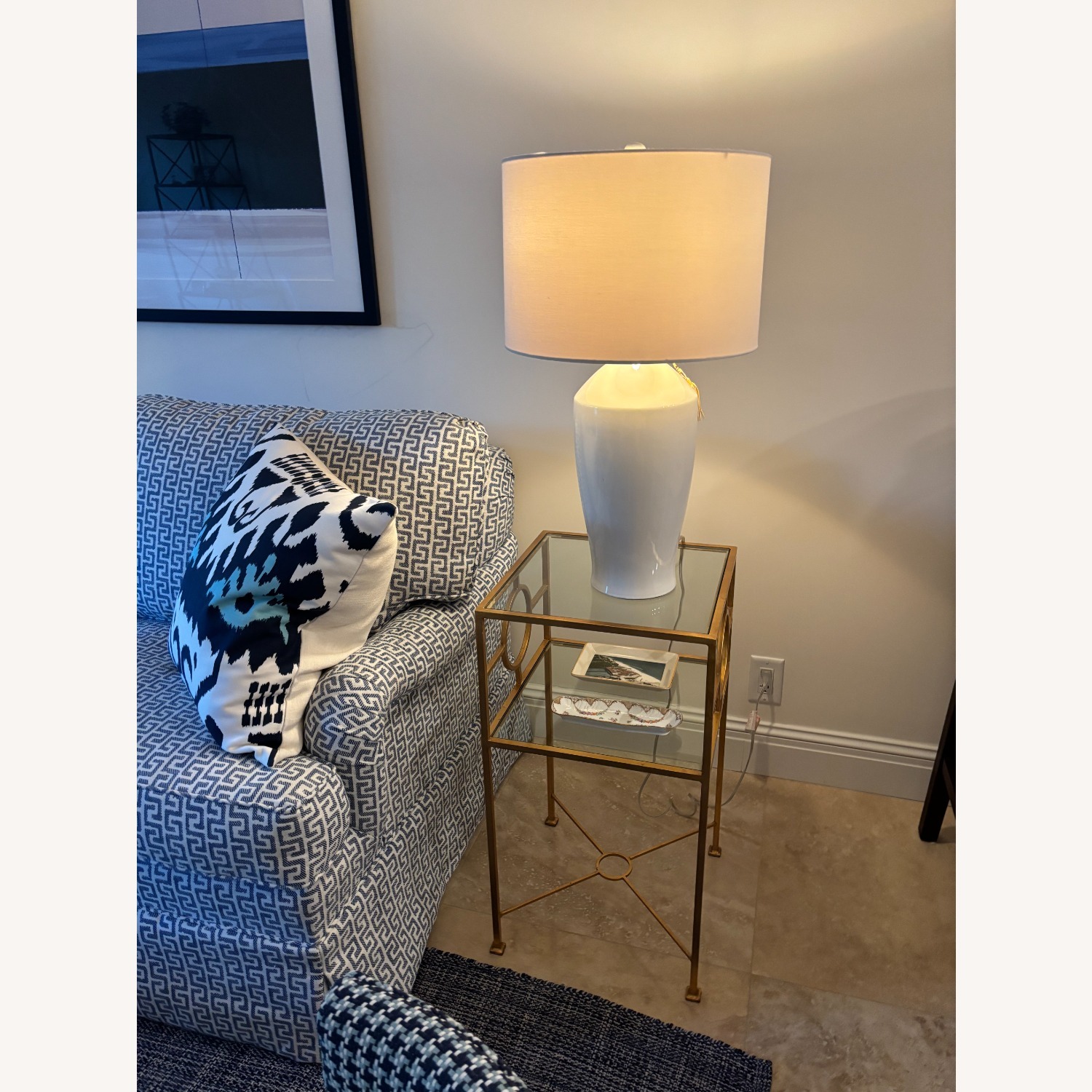 Gold Brass Side Tables - image-1