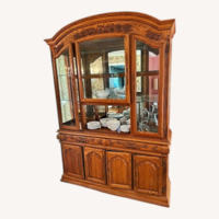 Havertys Oak China Cabinet