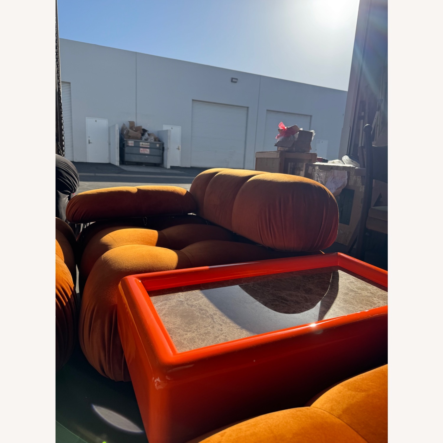 Malini Modular Orange Couch  - image-1