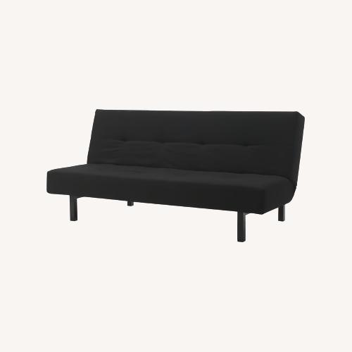 Used IKEA BALKARP Black Futon for sale on AptDeco