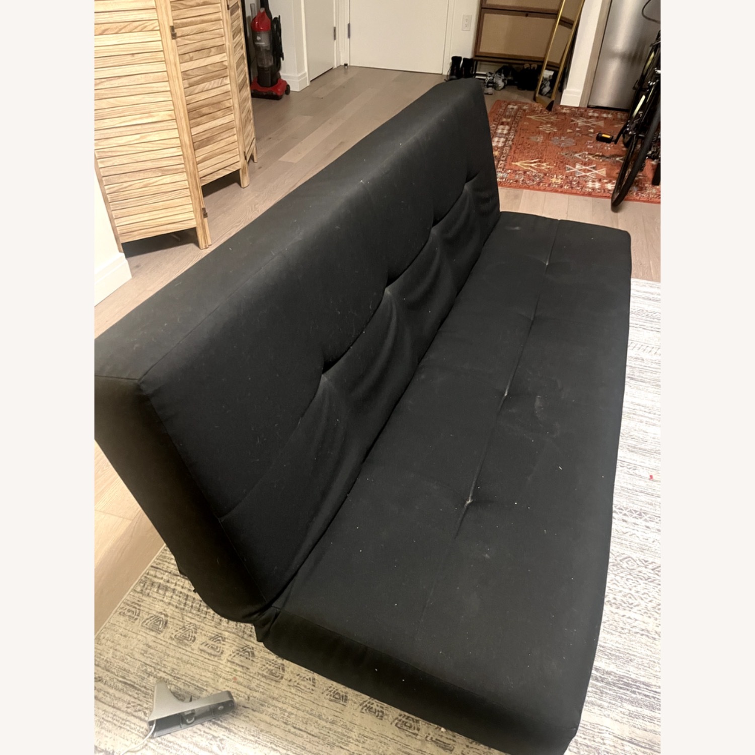 IKEA BALKARP Black Futon - image-4