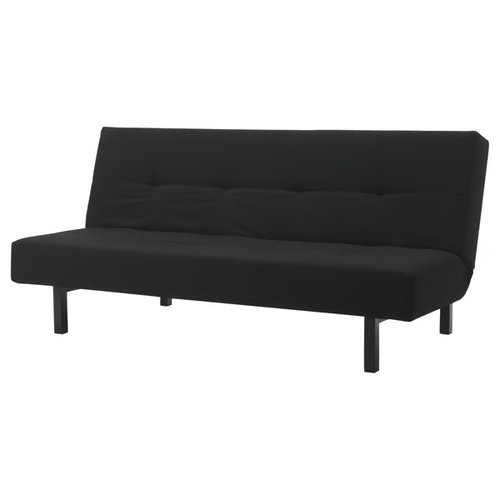Used IKEA BALKARP Black Futon for sale on AptDeco