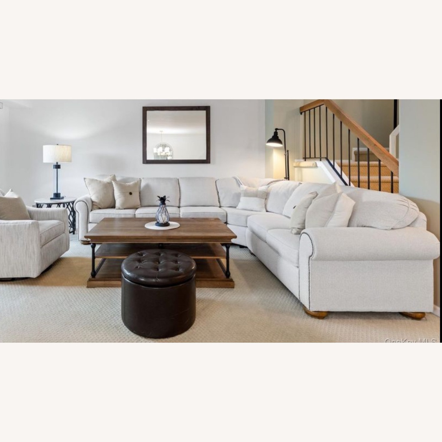 Flexsteel Natural Fabric 3+ Piece Sectional - image-7