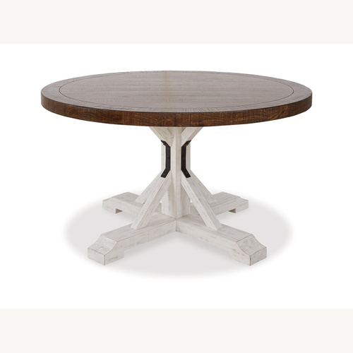 Used Ashley Furniture Valebeck Dark Brown Wood Dining Sets for sale on AptDeco