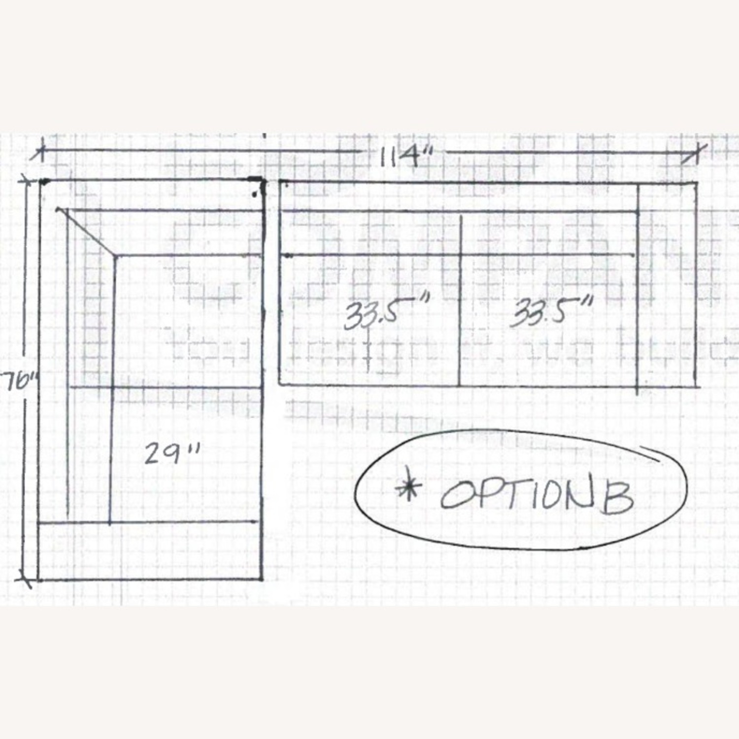 Ivory Woven Fabric Corner Sectional (L-Shape) - image-4