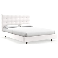 Crate & Barrel Tate Natural Fabric Queen Bed