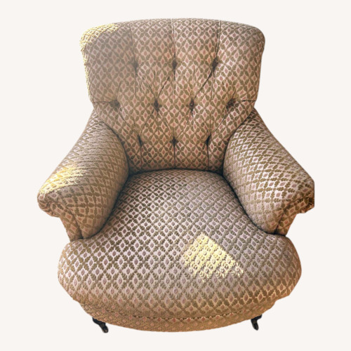 Used Custom Upholstered Elegant Chair for sale on AptDeco
