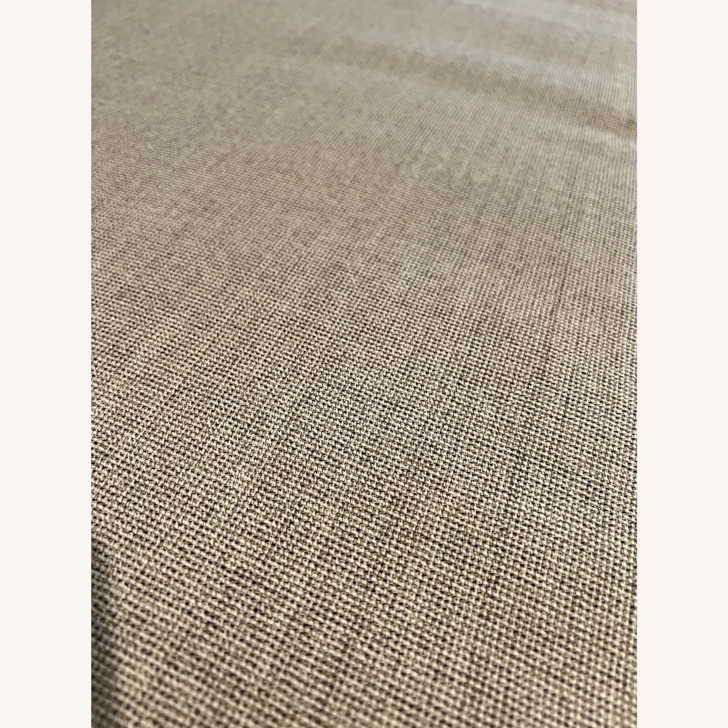 Custom Natural Linen Chaise Lounge - image-6