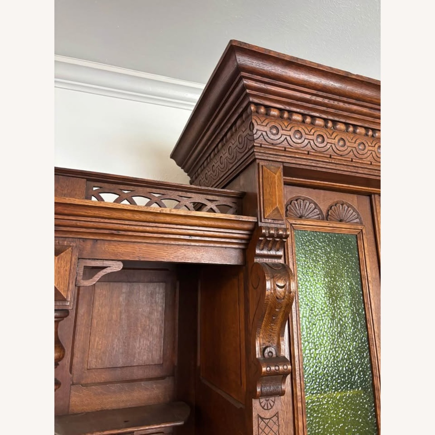 Dark Brown Wood Sideboard - image-5