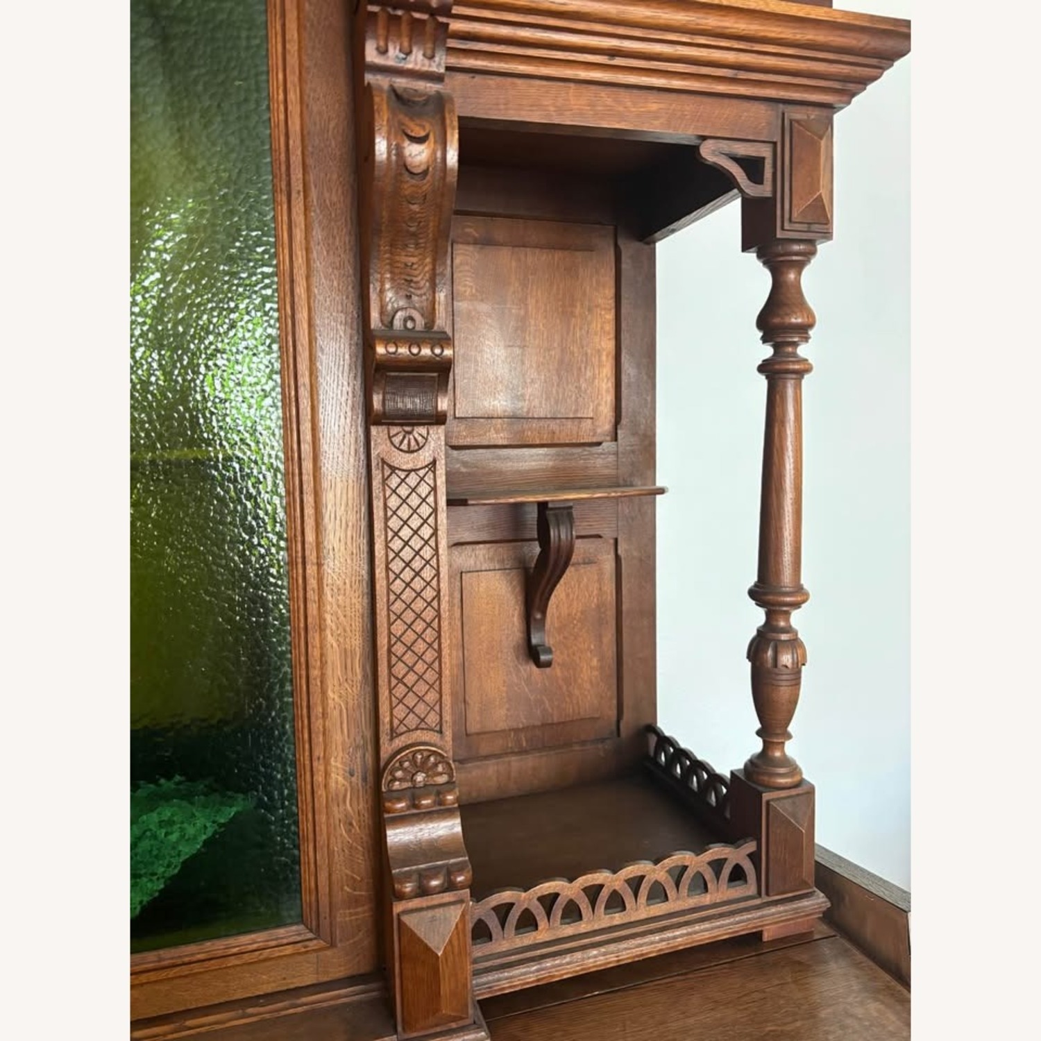 Dark Brown Wood Sideboard - image-3