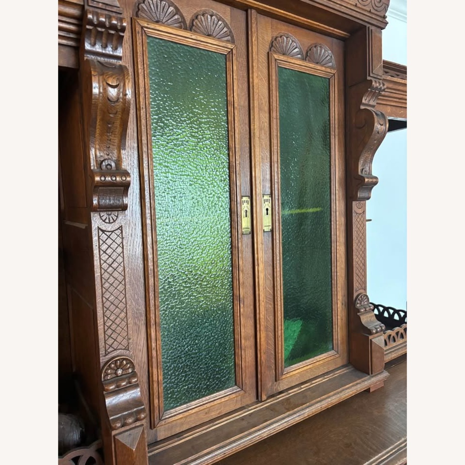 Dark Brown Wood Sideboard - image-4