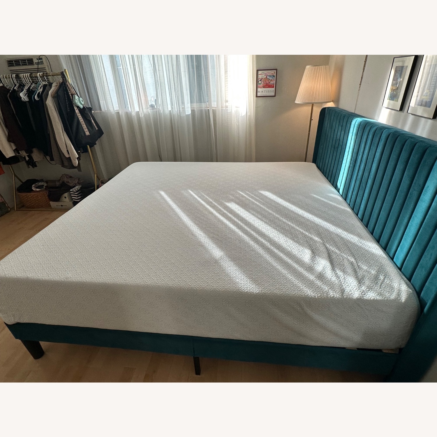 Green Wood King Bed - image-4