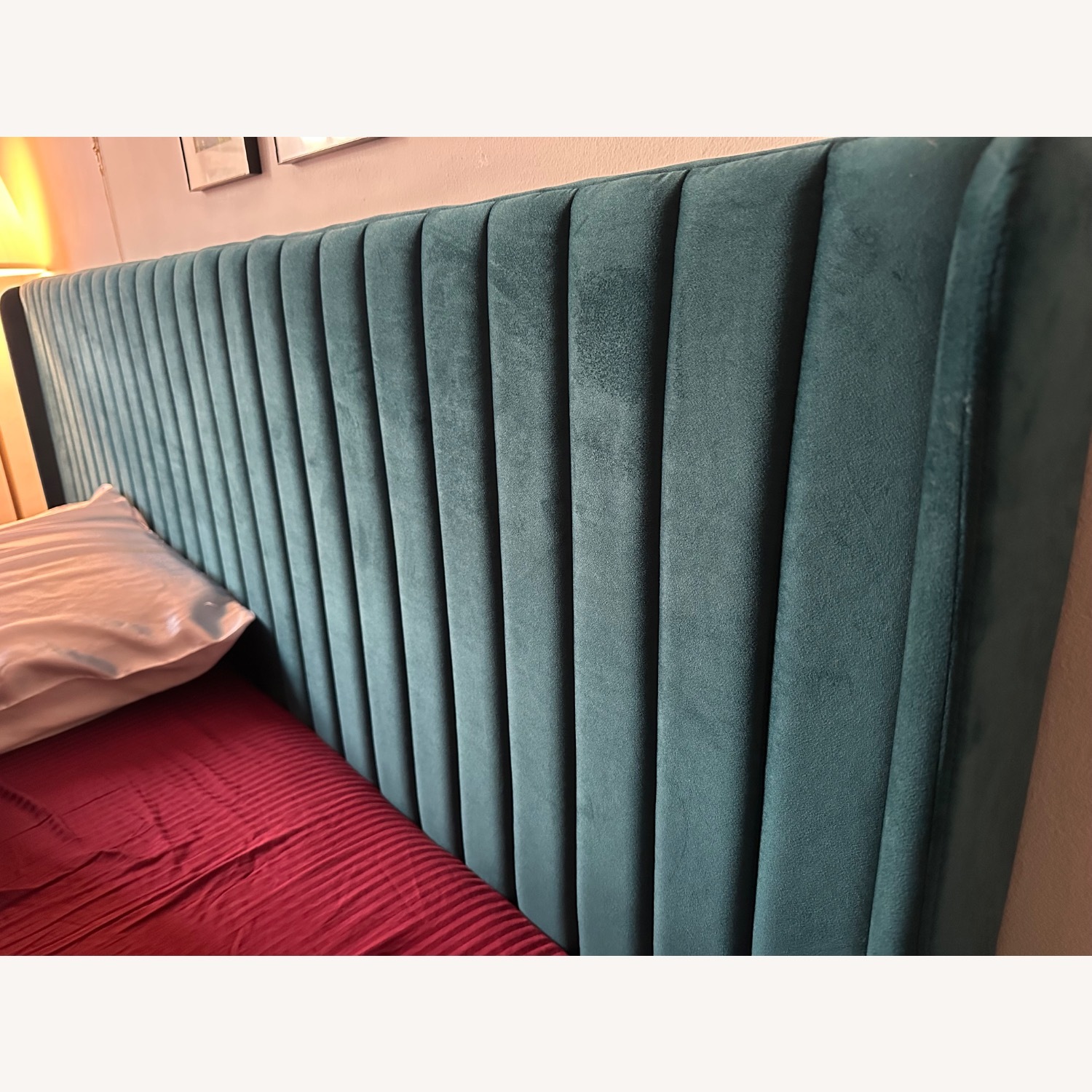 Green Wood King Bed - image-2