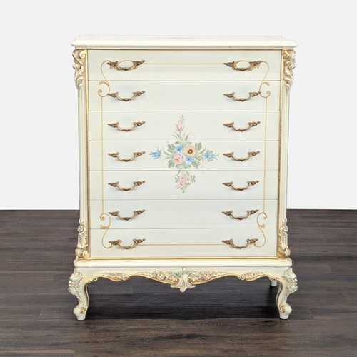 Used Vintage Provincial Rococo Style Dresser  for sale on AptDeco