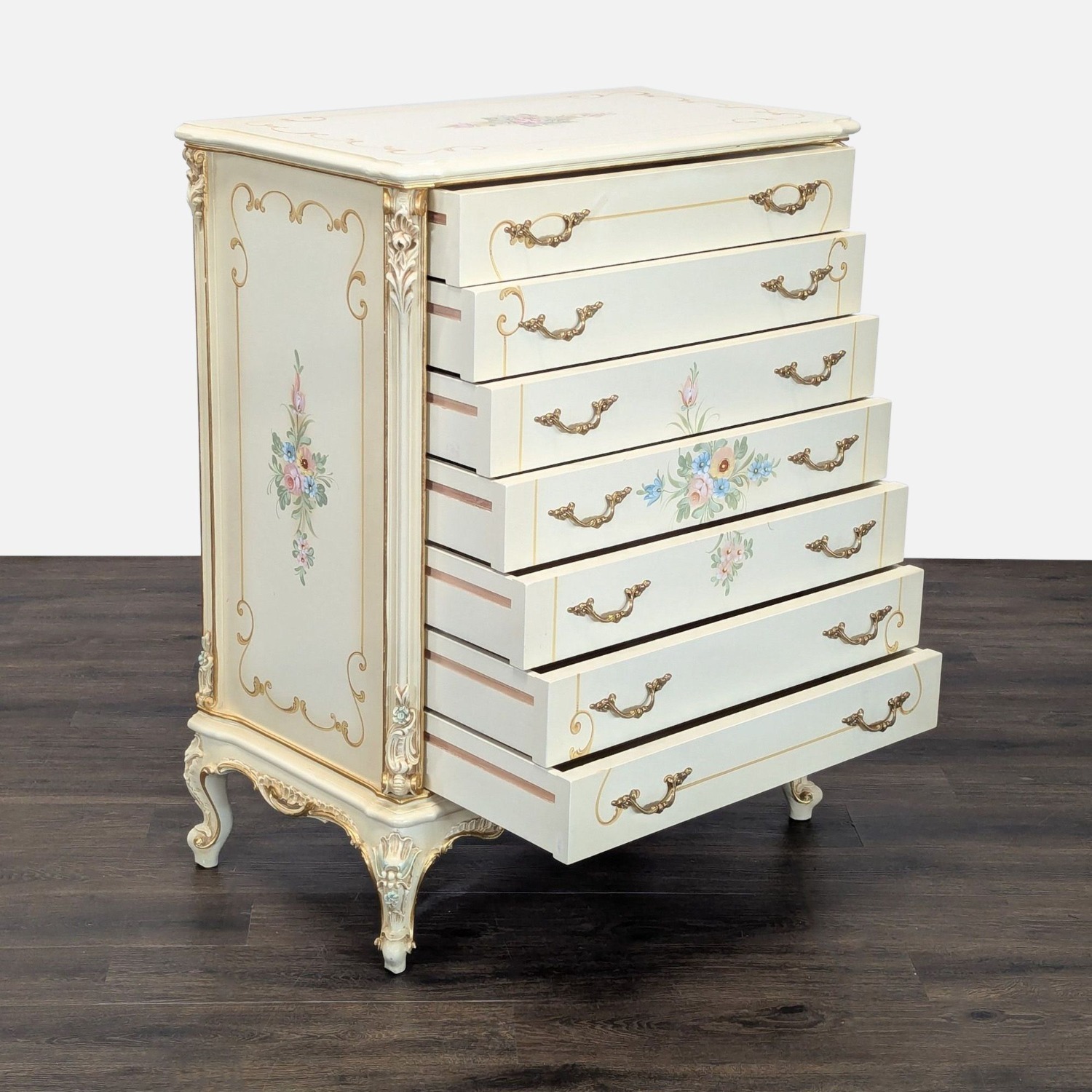 Vintage Provincial Rococo Style Dresser  - image-3