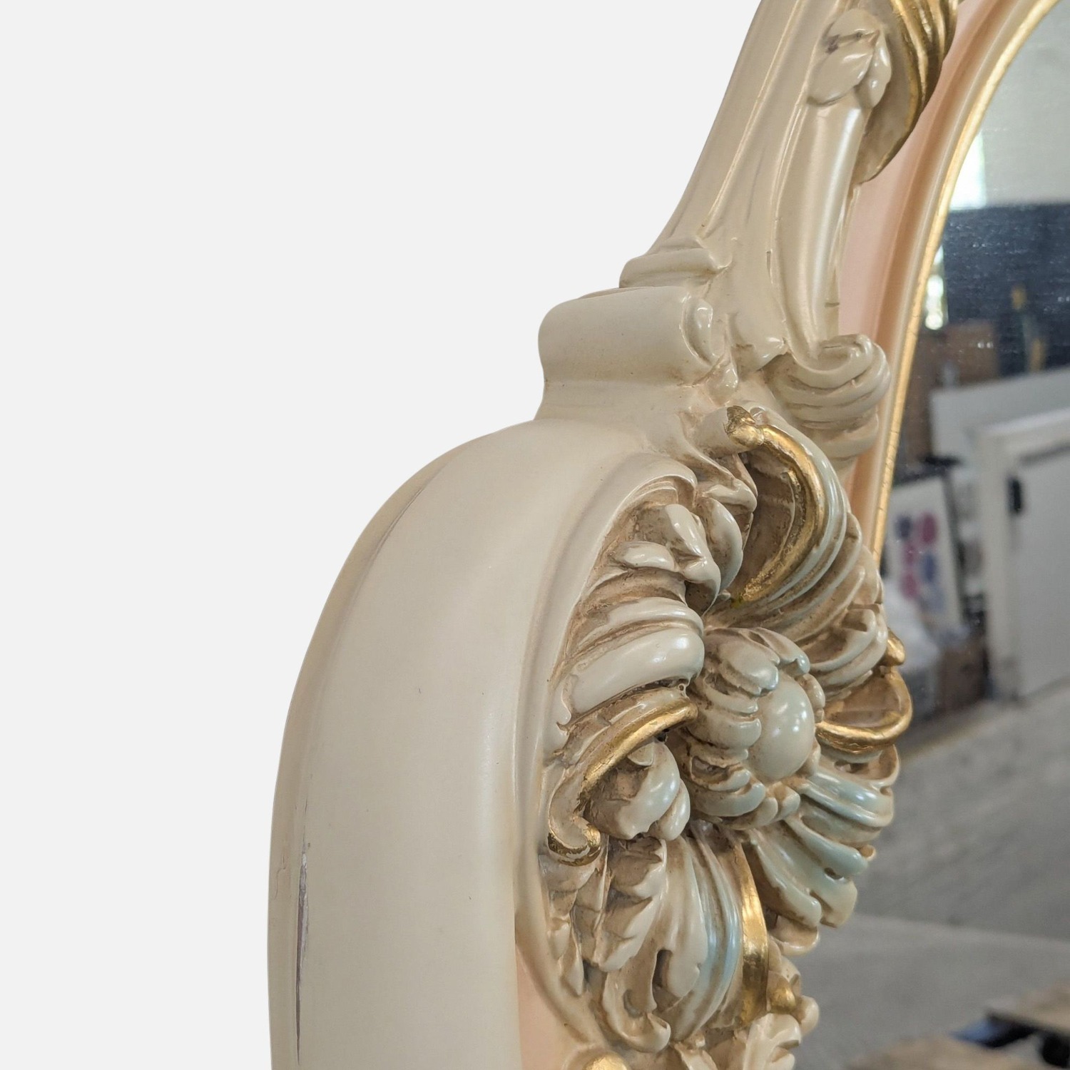 Elegant Vintage Provincial Rococo Style Vanity  - image-4