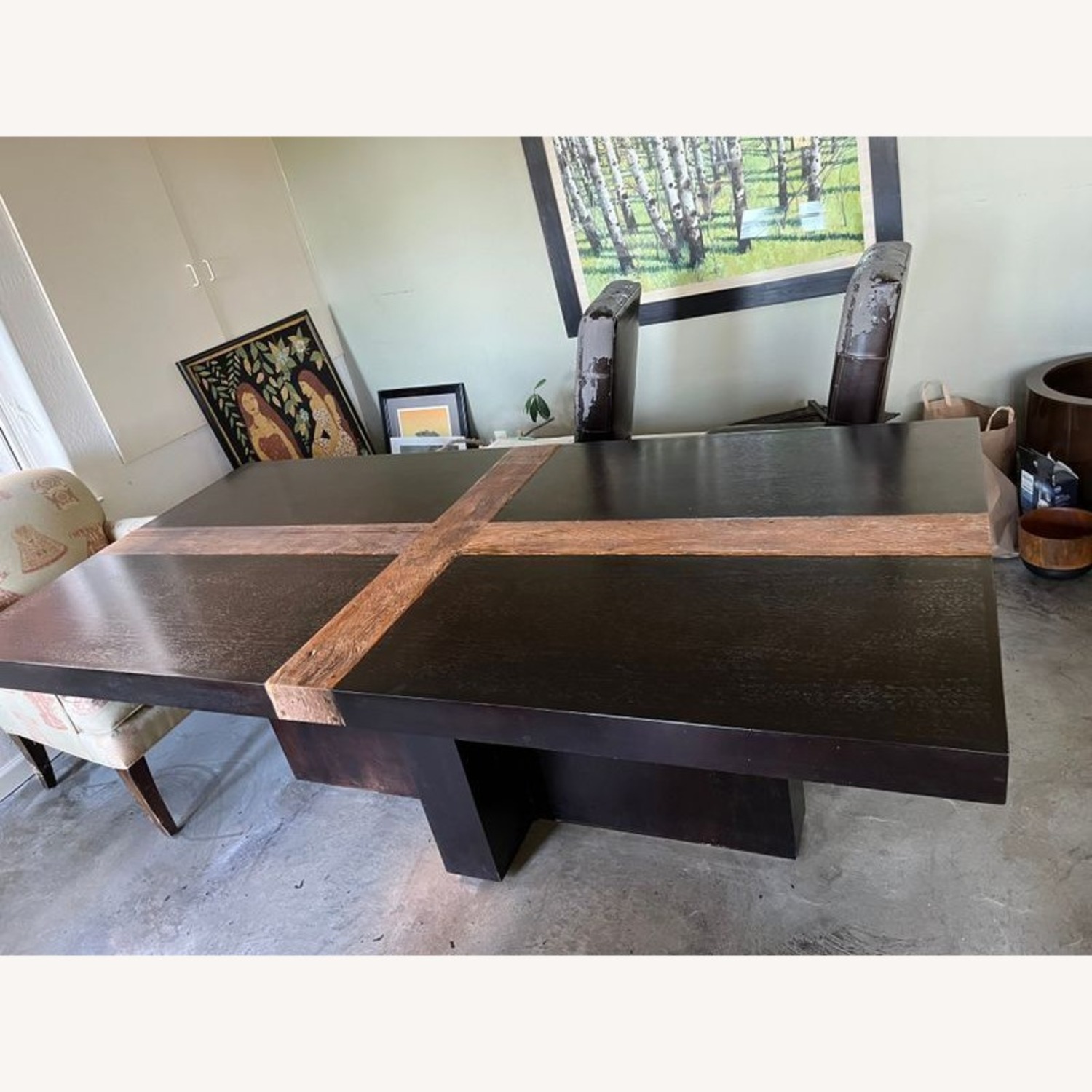Inlaid Top Dining Table - image-1