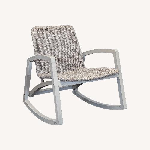 Used Article Lynea Modern Woven Rope Lounge  for sale on AptDeco
