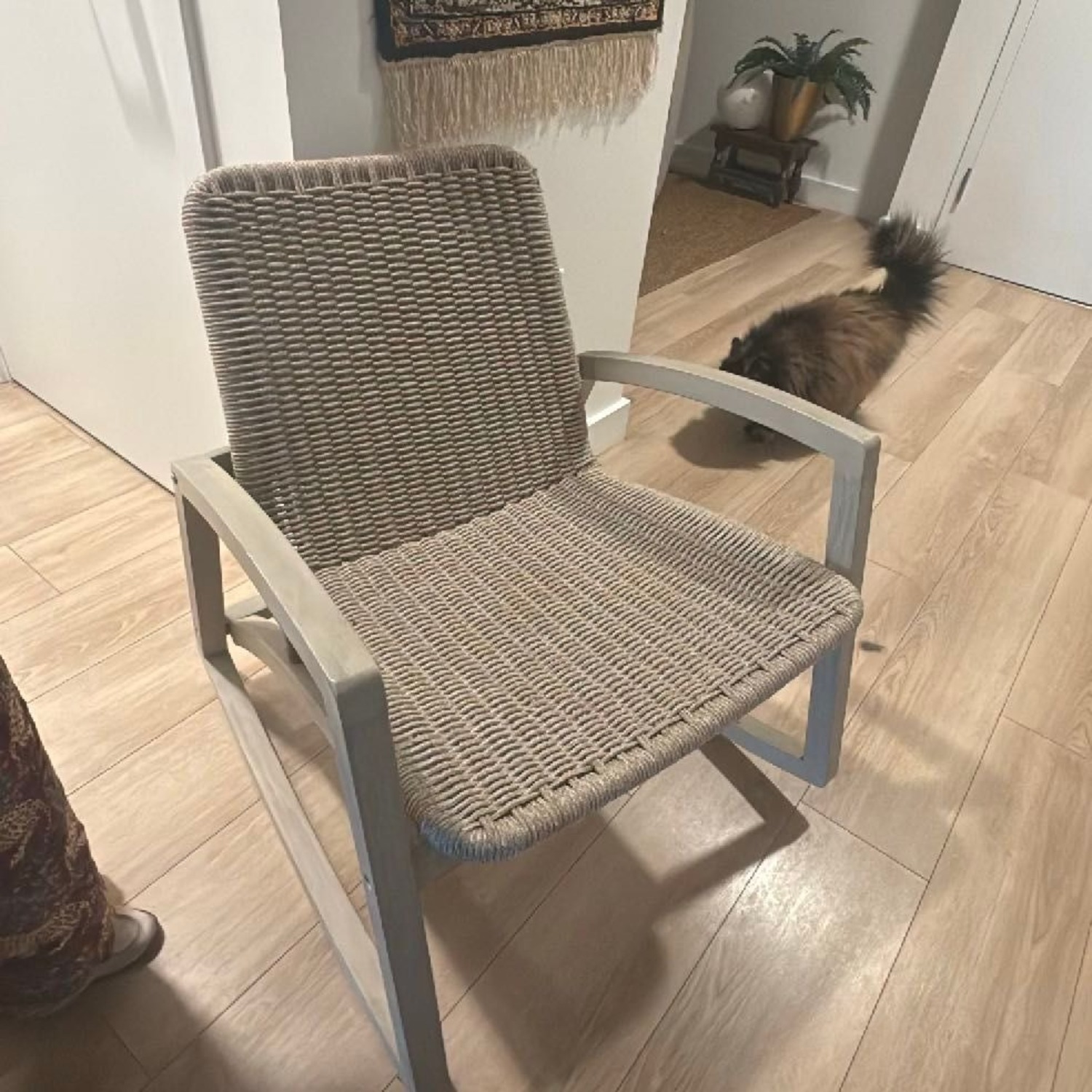 Article Lynea Modern Woven Rope Lounge  - image-1