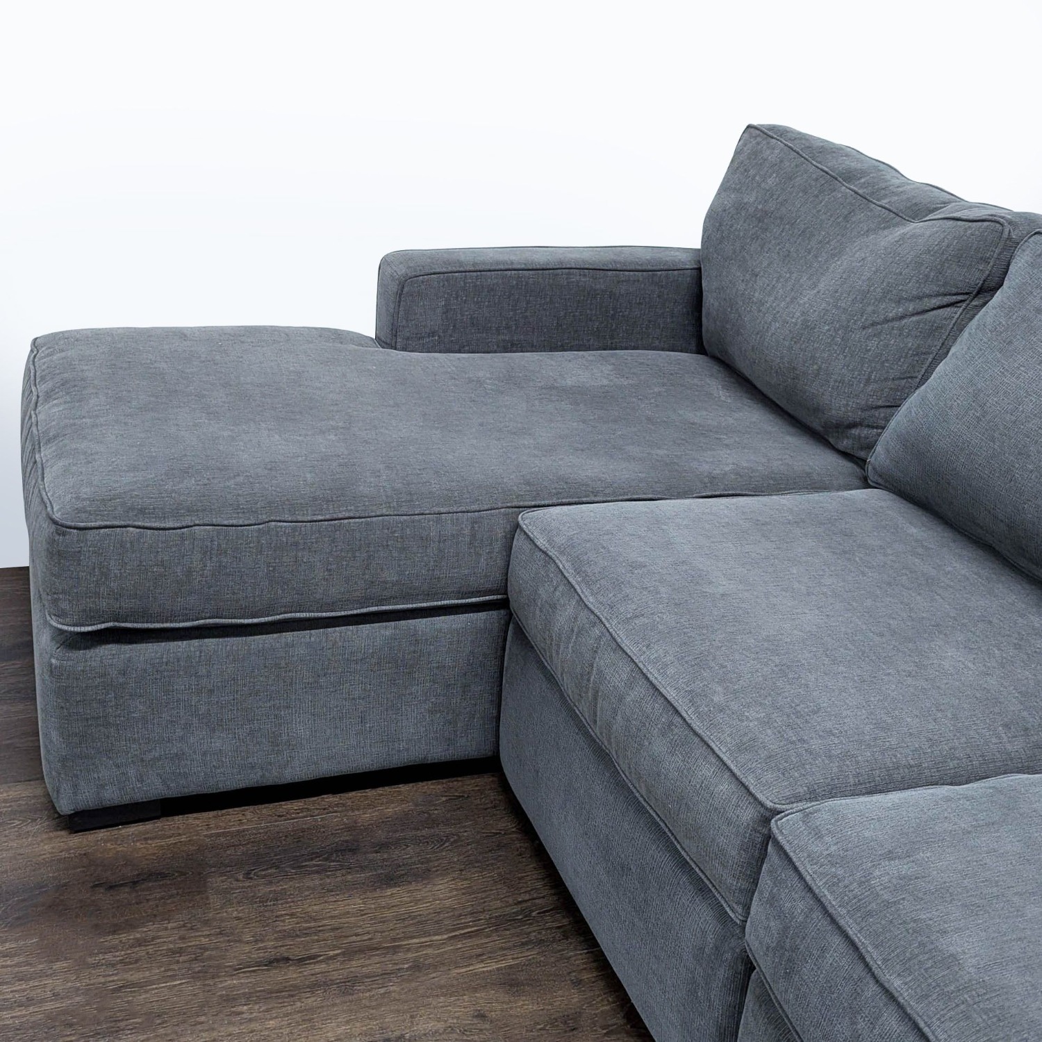 Jonathan Louis Gray Fabric Sectional Sofa  - image-3