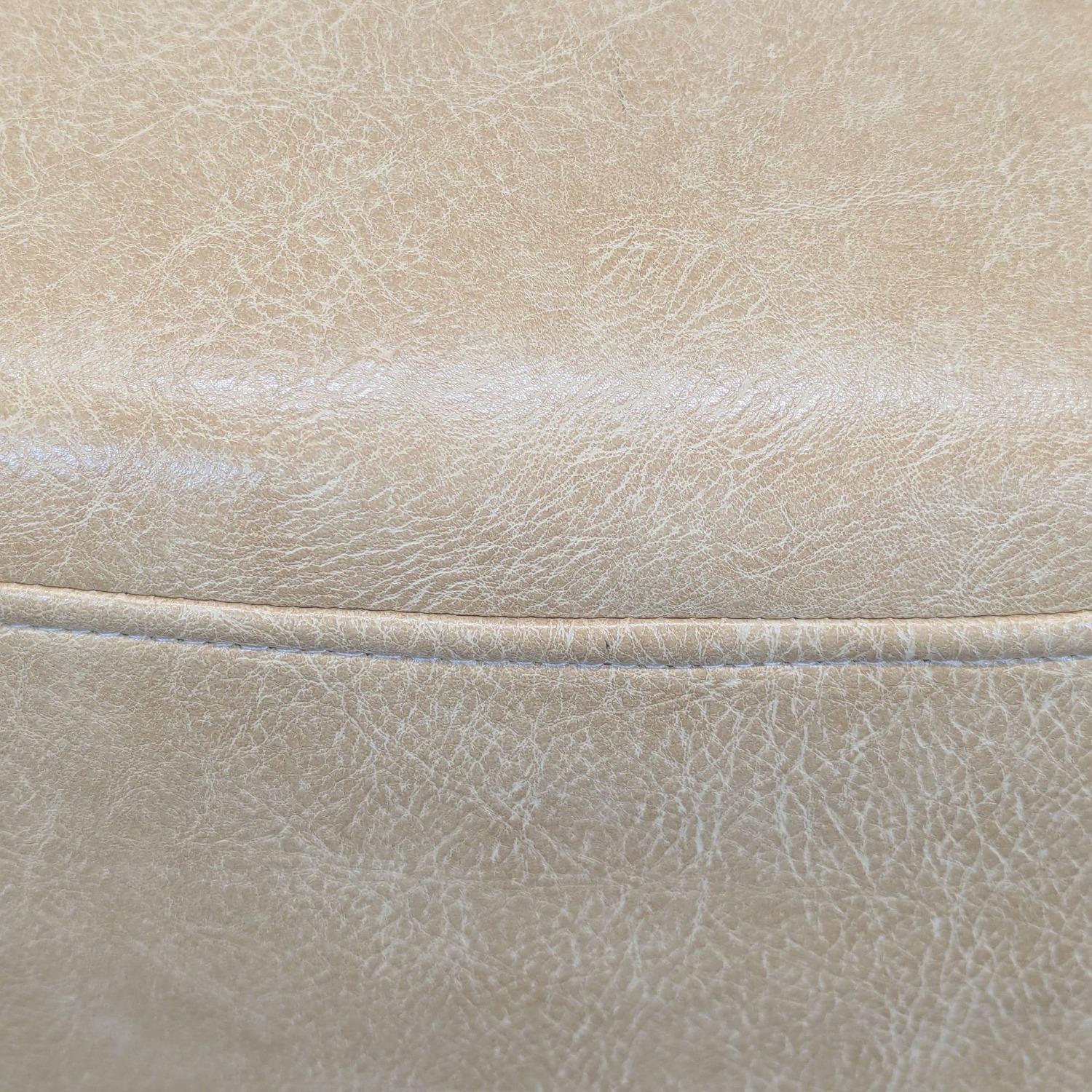 Large Leather Ottoman - image-4