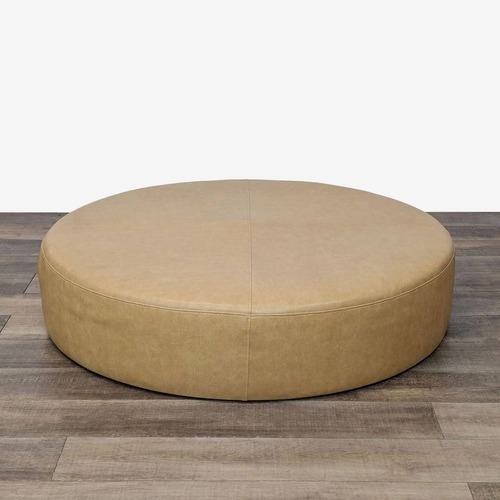 Used Large Leather Ottoman for sale on AptDeco