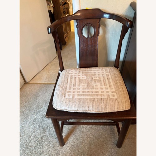 Used Drexel Chinoiserie Style Oval Dining Table for sale on AptDeco