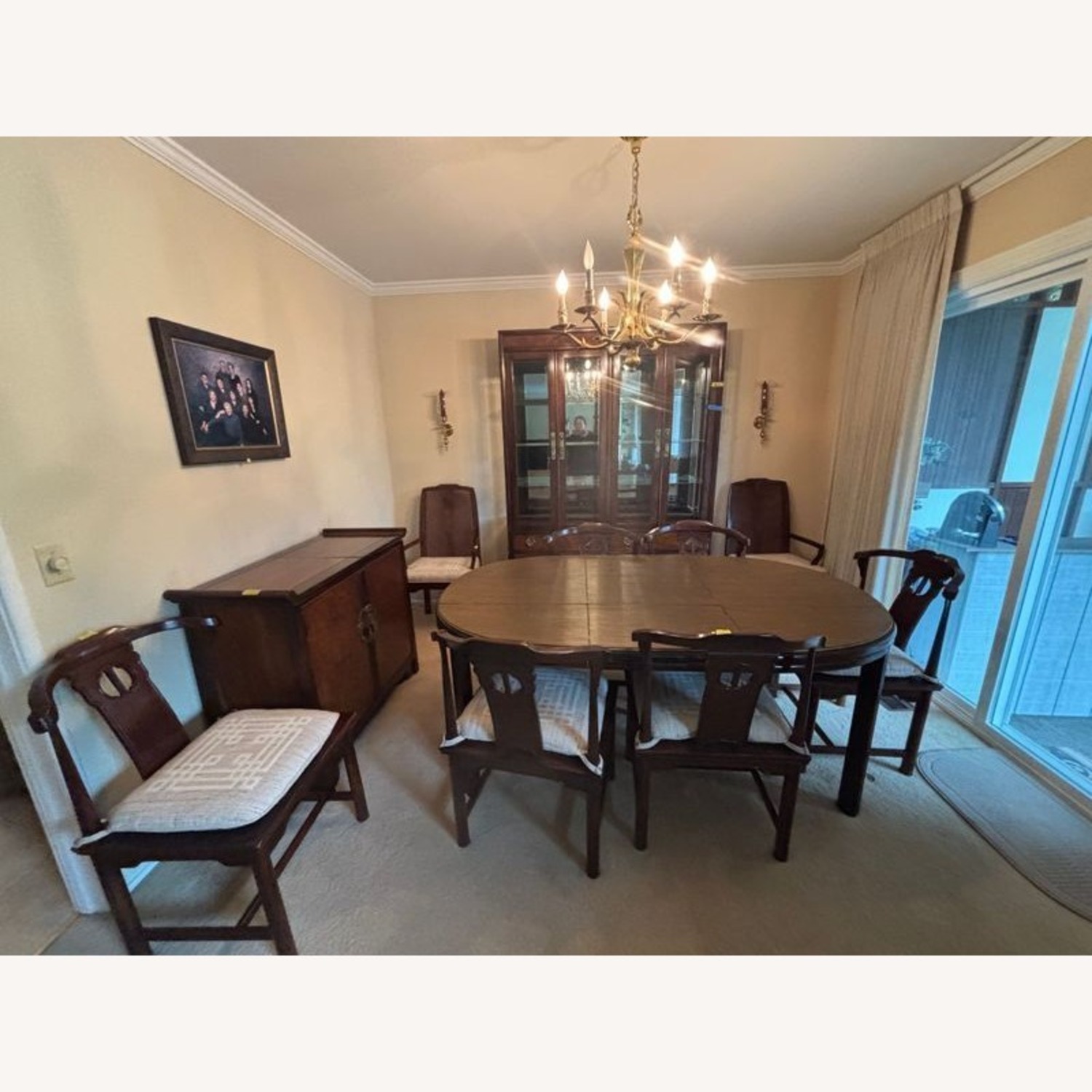 Drexel Chinoiserie Style Oval Dining Table  - image-16