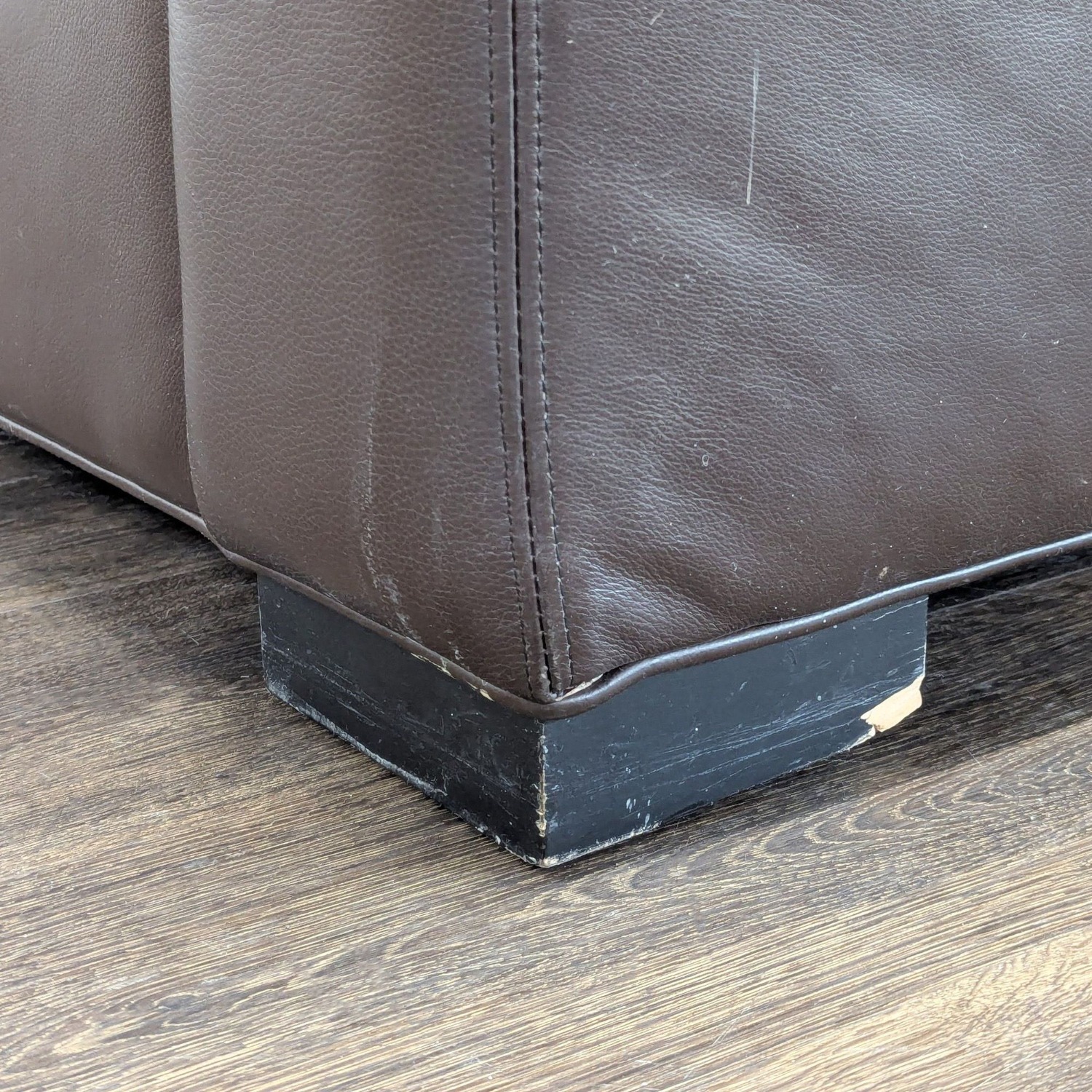 Room & Board Brown Leather Sleeper Sofa - image-10