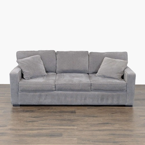 Used Jonathan Louis Gray Queen Sleeper Sofa  for sale on AptDeco