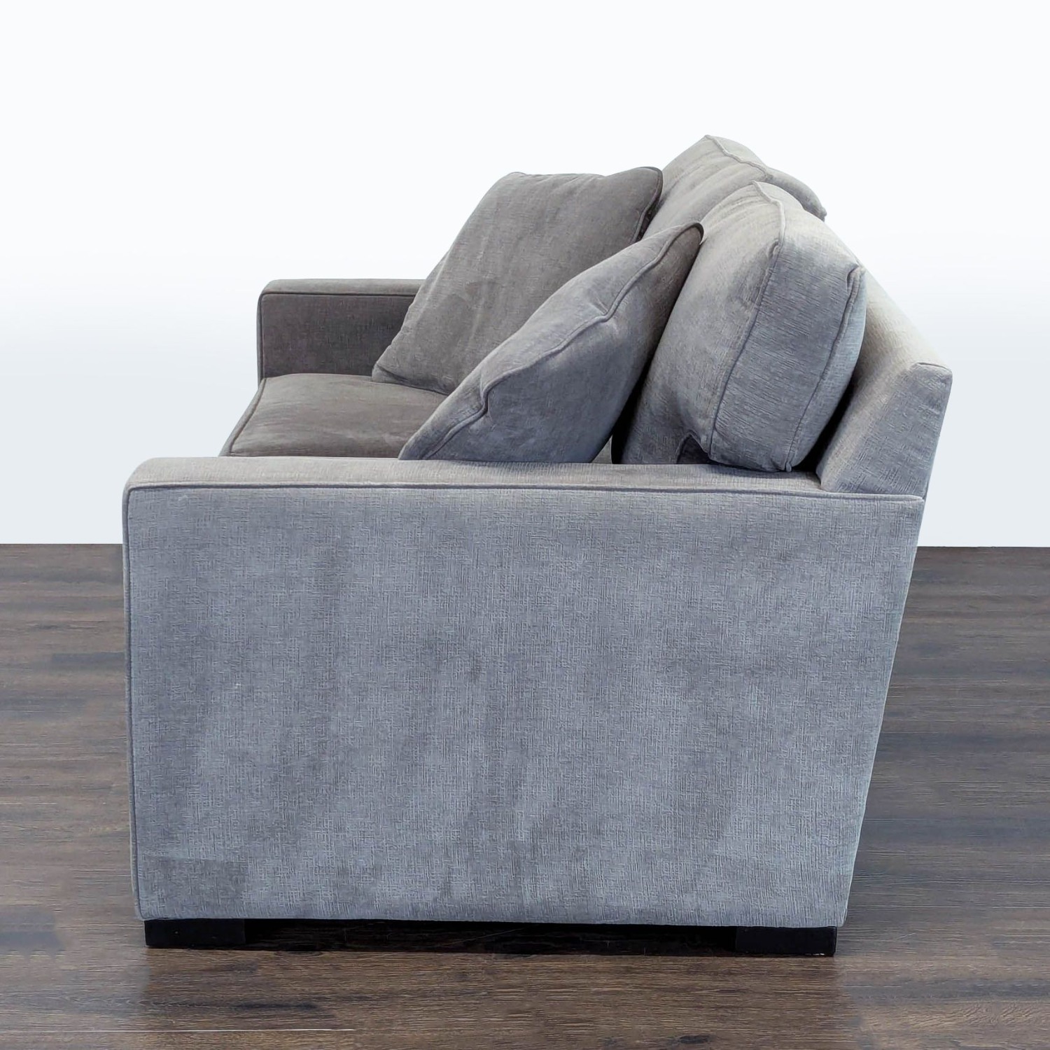 Jonathan Louis Modern Gray Loveseat  - image-6