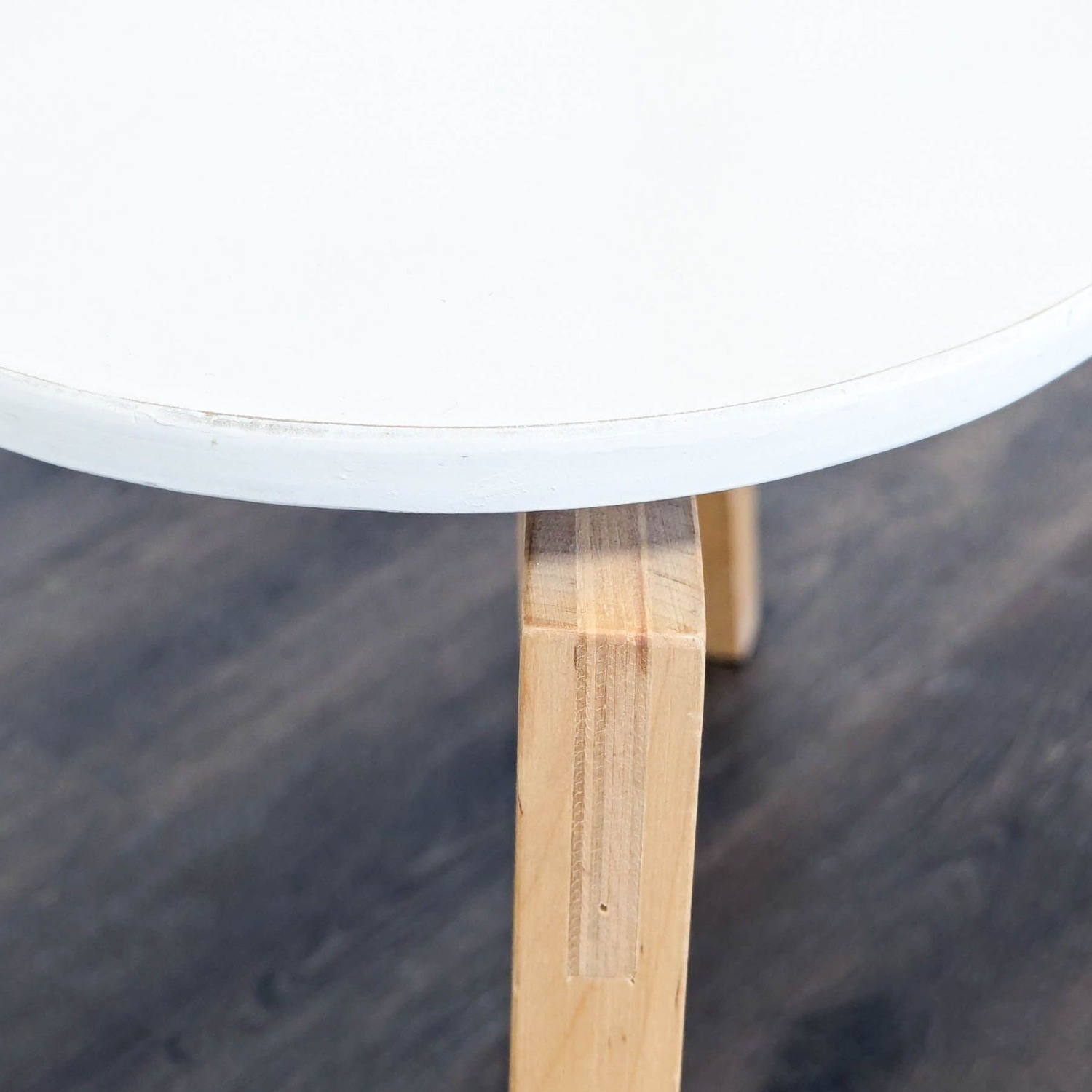 IKEA Nordmyra Modern White and Wood Dining Chair - image-6