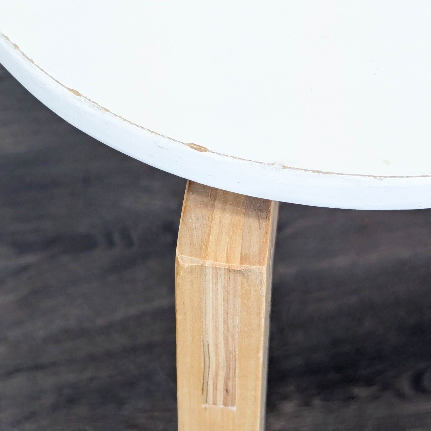 IKEA Nordmyra Modern White and Wood Dining Chair - image-7