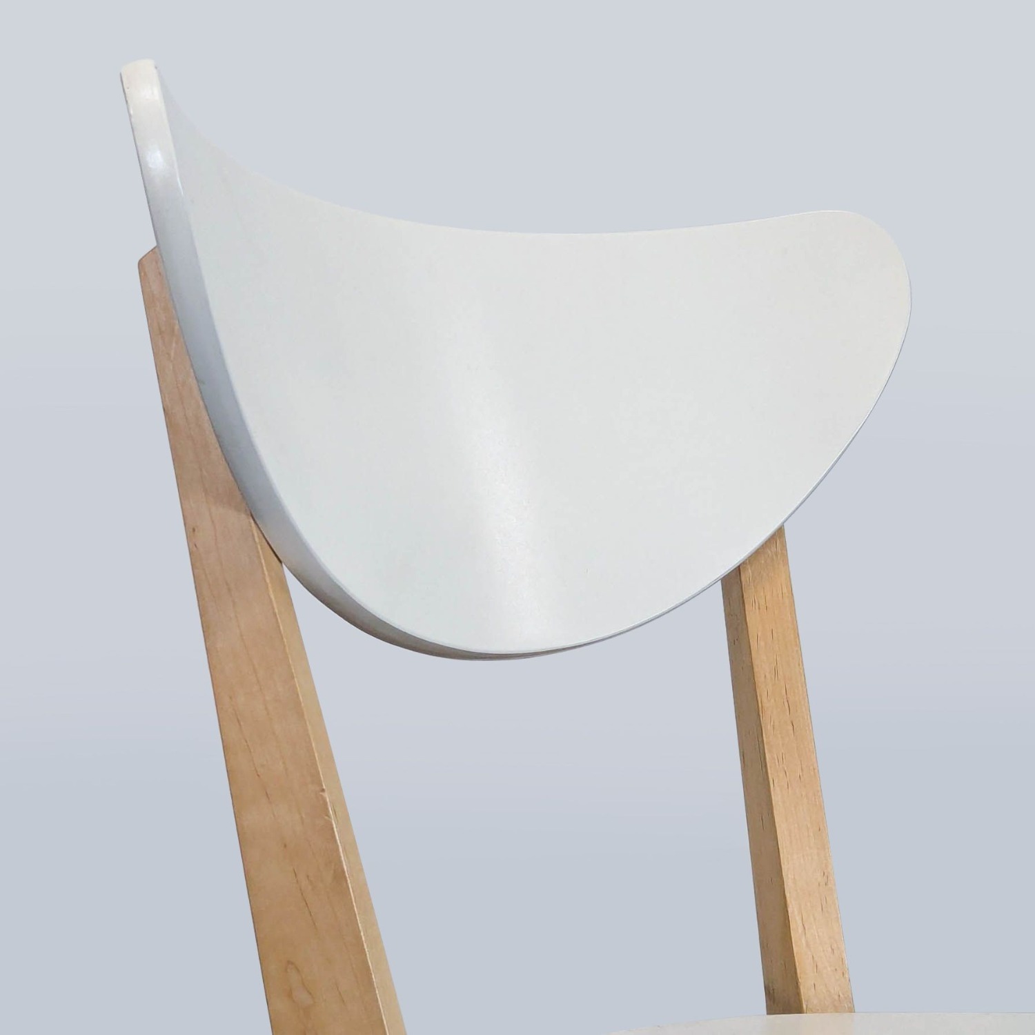 IKEA Nordmyra Modern White and Wood Dining Chair - image-8