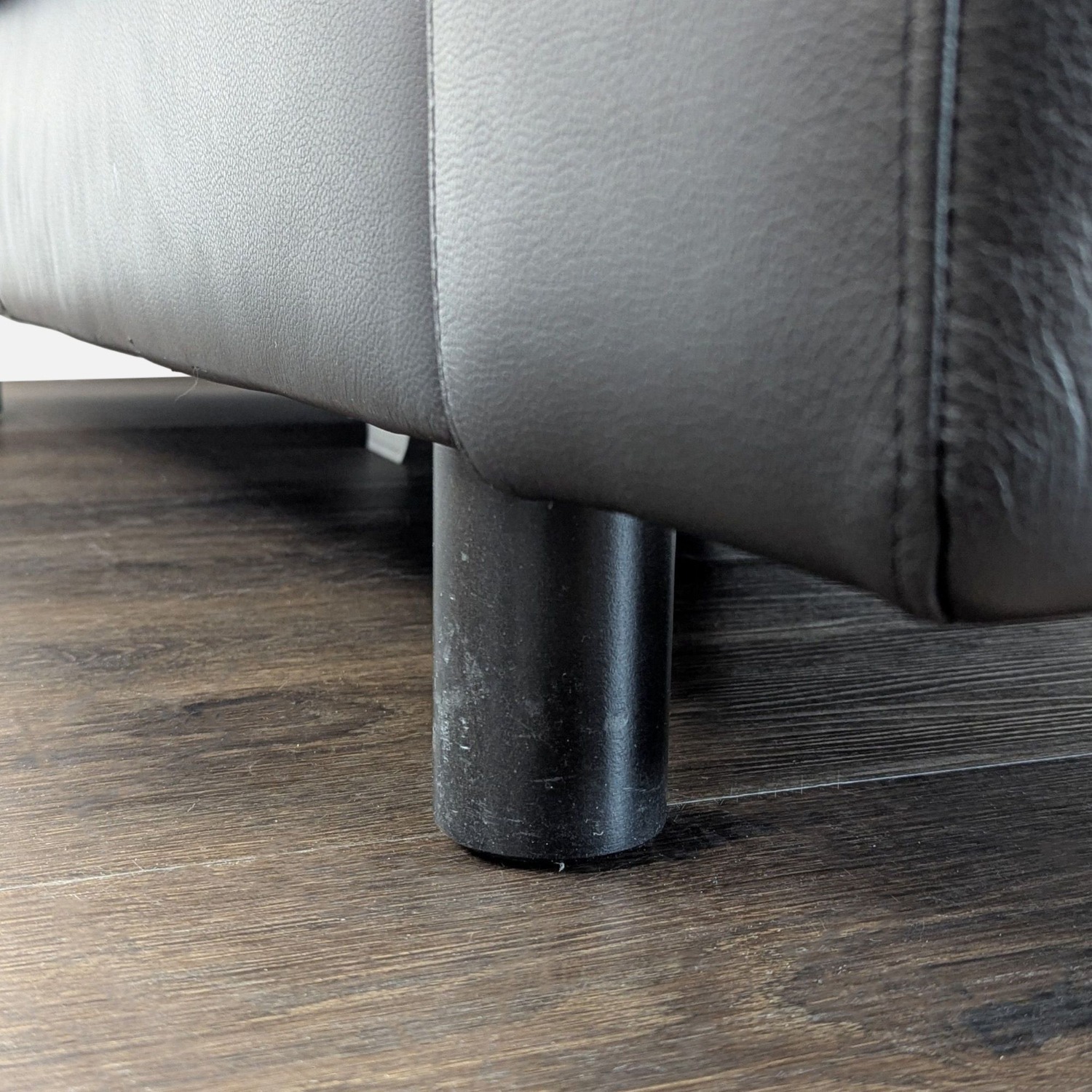 Ekornes Batick Stressless Black Leather Loveseat  - image-6