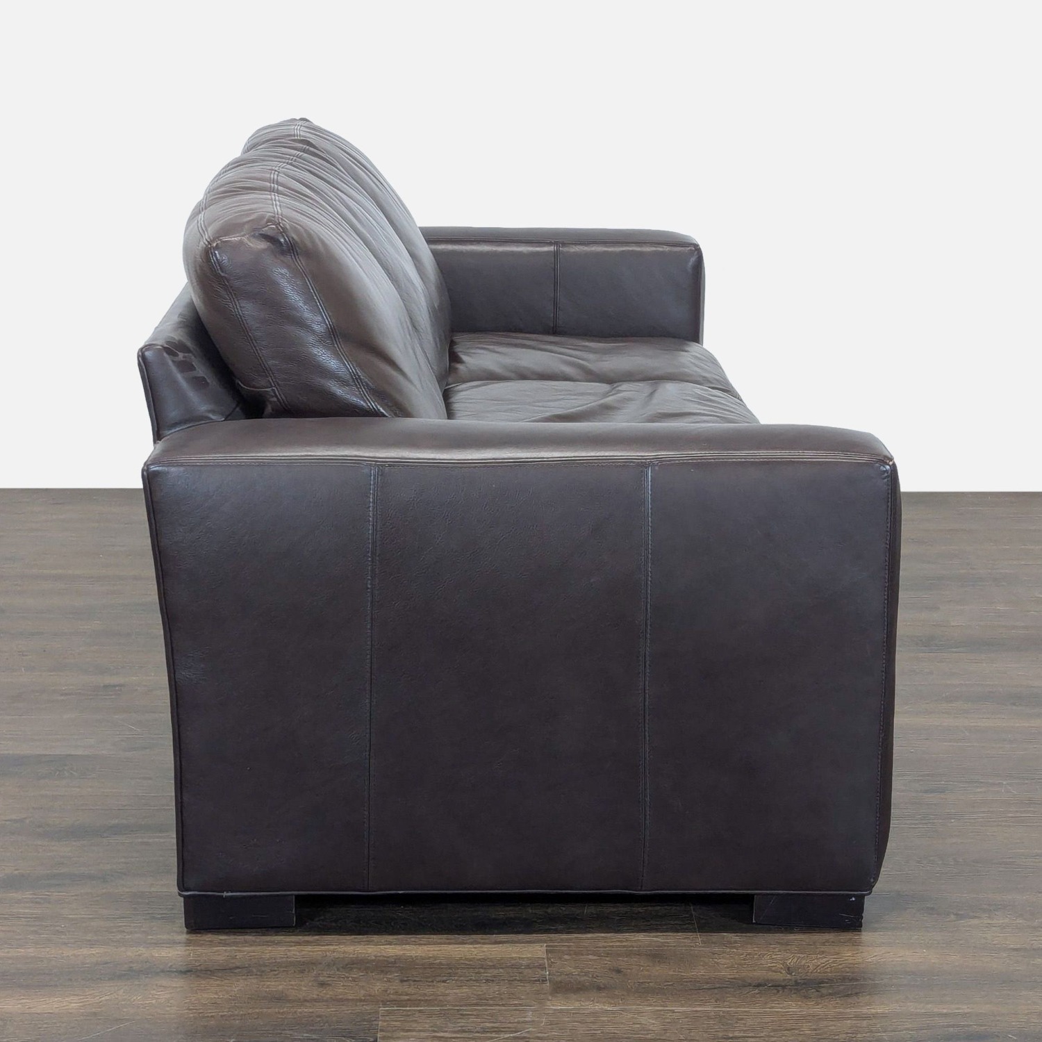 Room & Board Metro Dark Brown Leather Sleeper Sofa - image-5