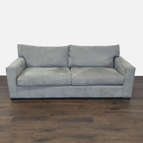 Used Crate & Barrel 3-Seat Modern Gray Sofa for sale on AptDeco
