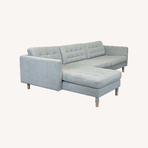 Used IKEA Morabo Light Gray Sectional Sofa with Chaise  for sale on AptDeco