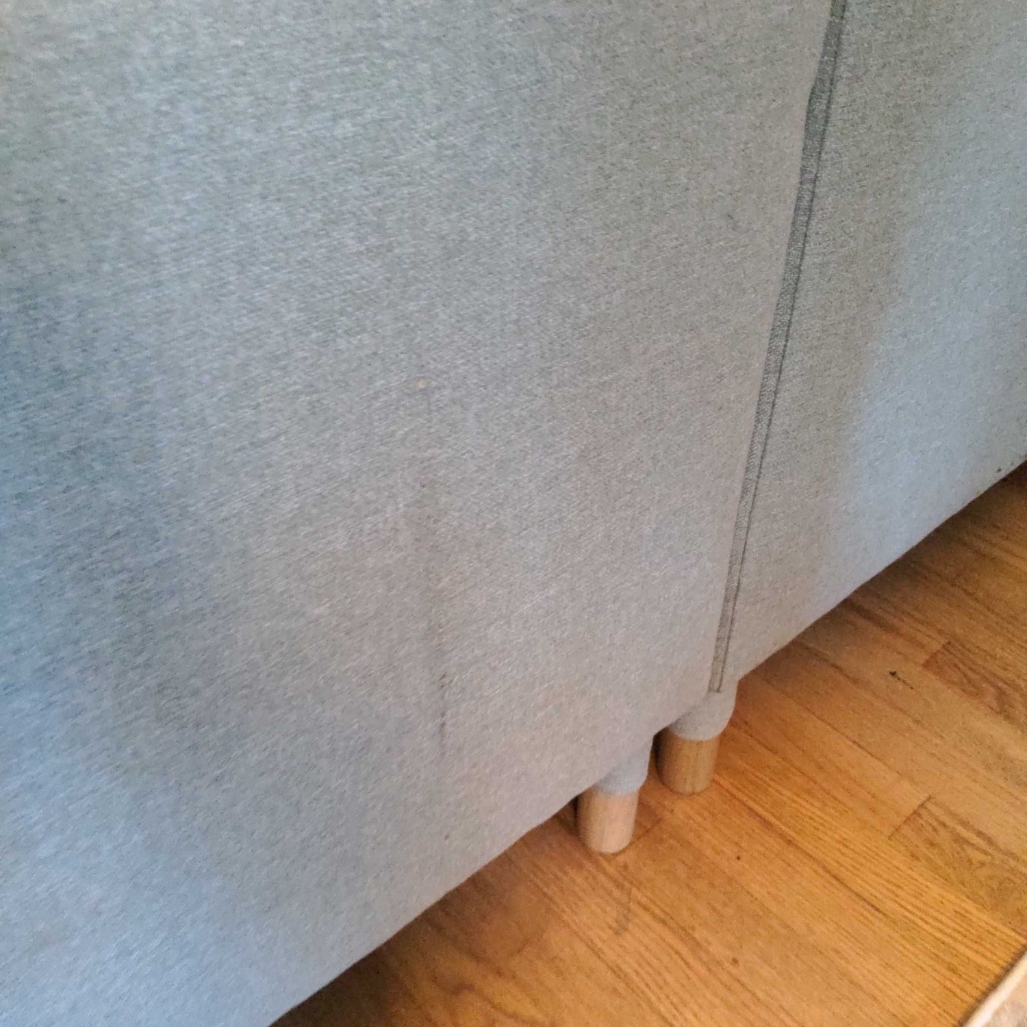 IKEA Morabo Light Gray Sectional Sofa with Chaise  - image-5