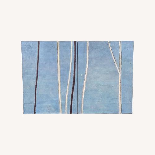 Used Janine Brown‚Minimalist Abstract Tree Diptych for sale on AptDeco