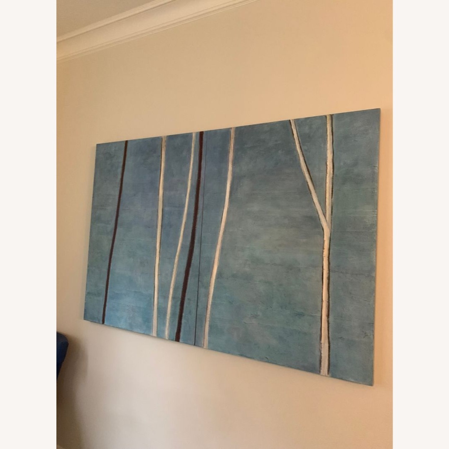 Janine Brown‚Minimalist Abstract Tree Diptych - image-3