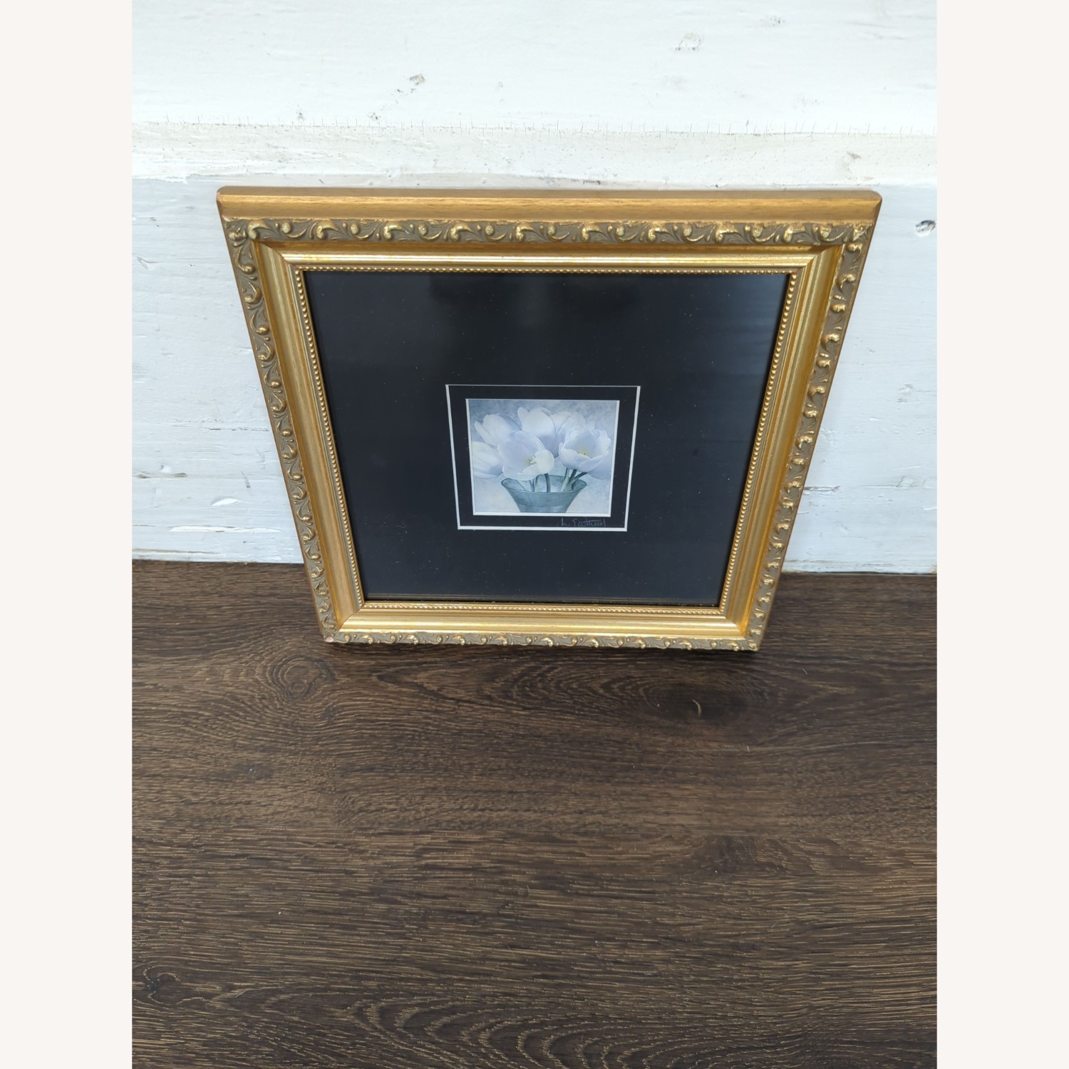 Framed Floral Print by L. Eastwood with Gold - image-0