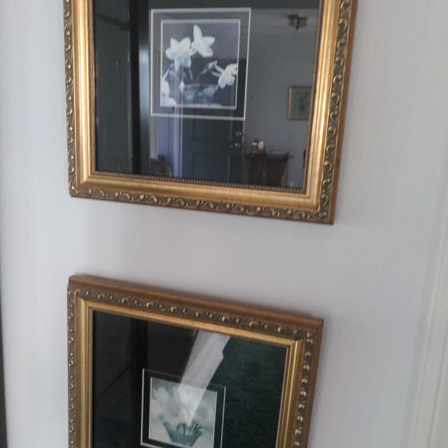 Framed Floral Print by L. Eastwood with Gold - image-1