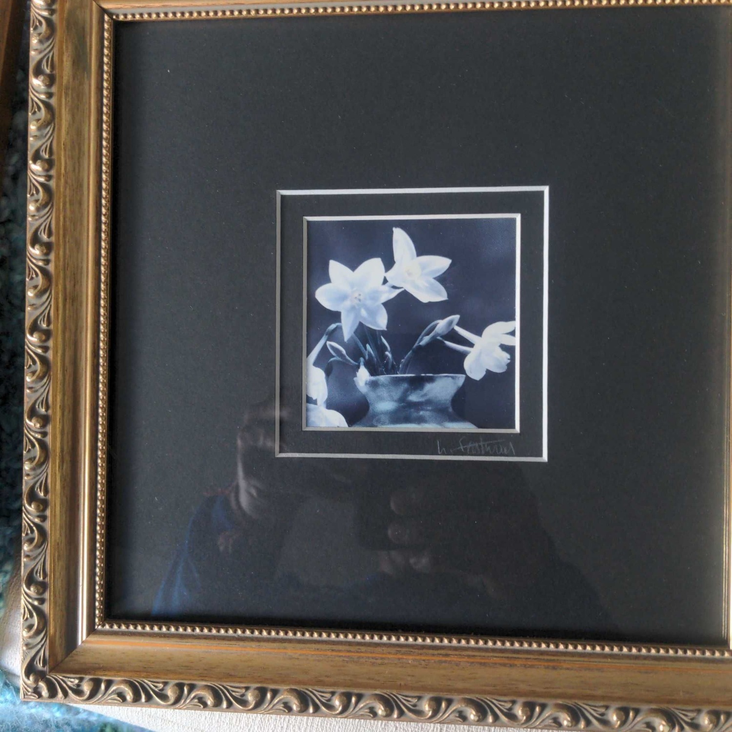 Framed Floral Print by L. Eastwood with Gold - image-8