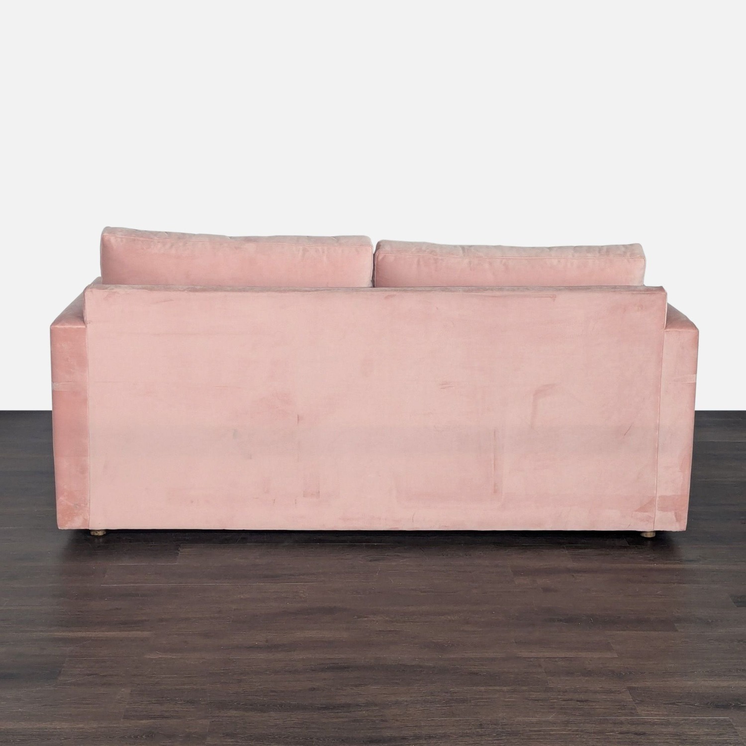 Modern Pink Velvet Sectional Sofa  - image-3