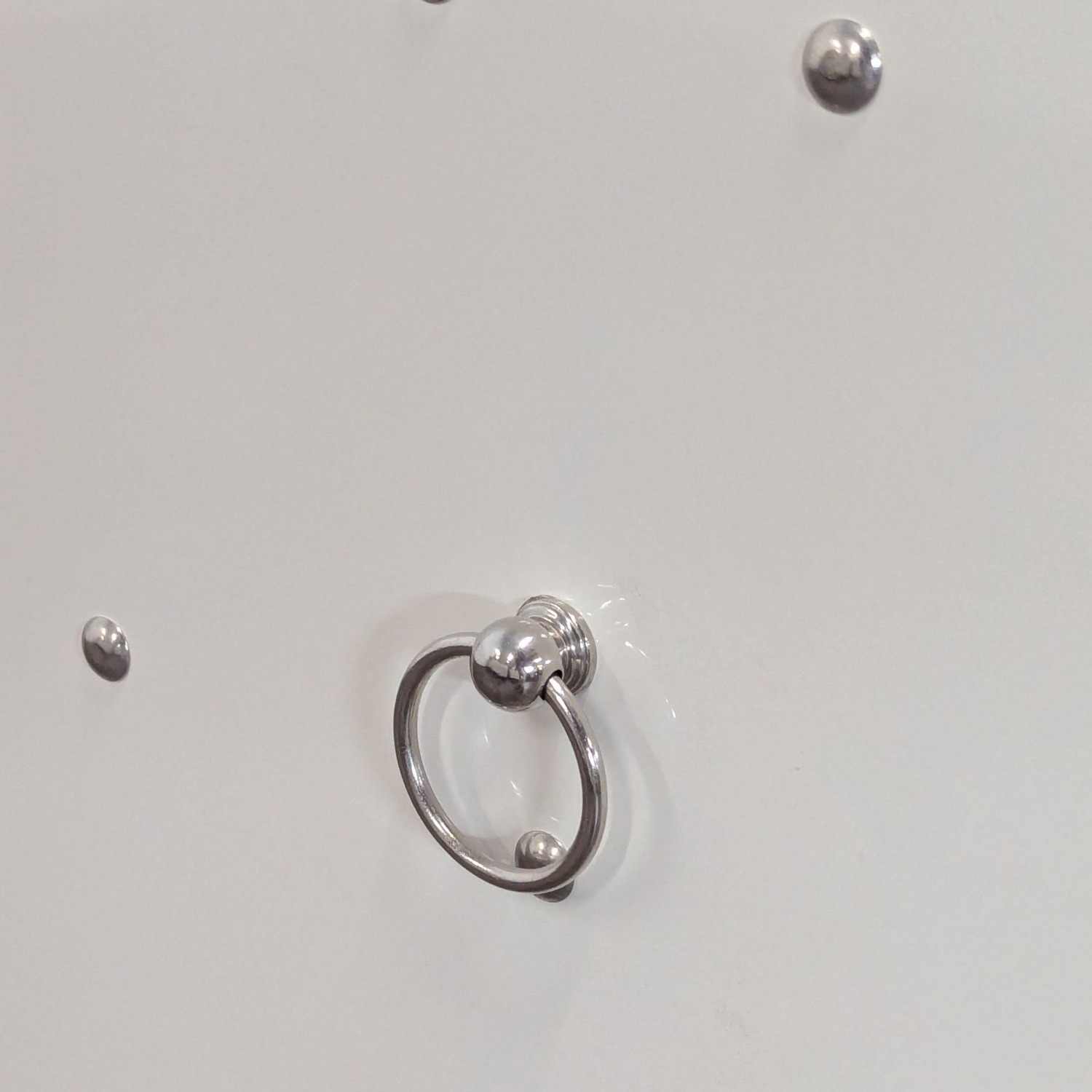 Studded Wood Credenza - image-7