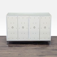 Studded Wood Credenza